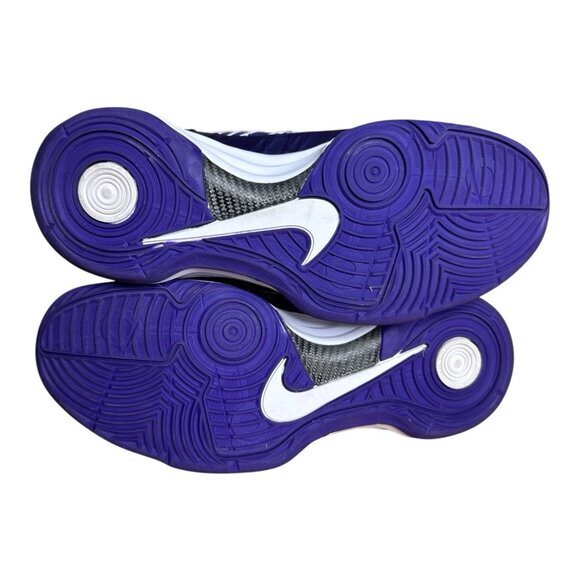 NIKE HYPERDUNK 2012 COURT PURPLE WHITE 524875-500 US Women’s Size 9.5 - Picture 9 of 9